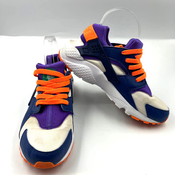 Nike Huarache Athletic Track Sneakers Colorful Mesh Lace Up Youth Size 7 - Picture 1 of 9